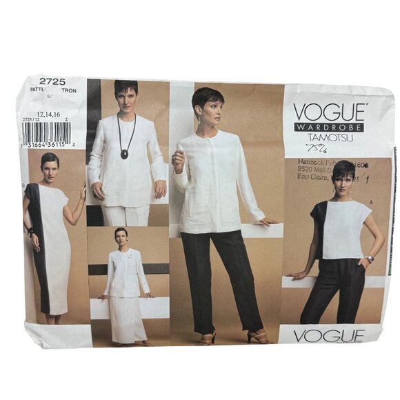 Vogue Wardrobe 2768 2770 2725 Sewing Patterns Jacket Top Skirt Pants Sizes 8-16 - Picture 5 of 10
